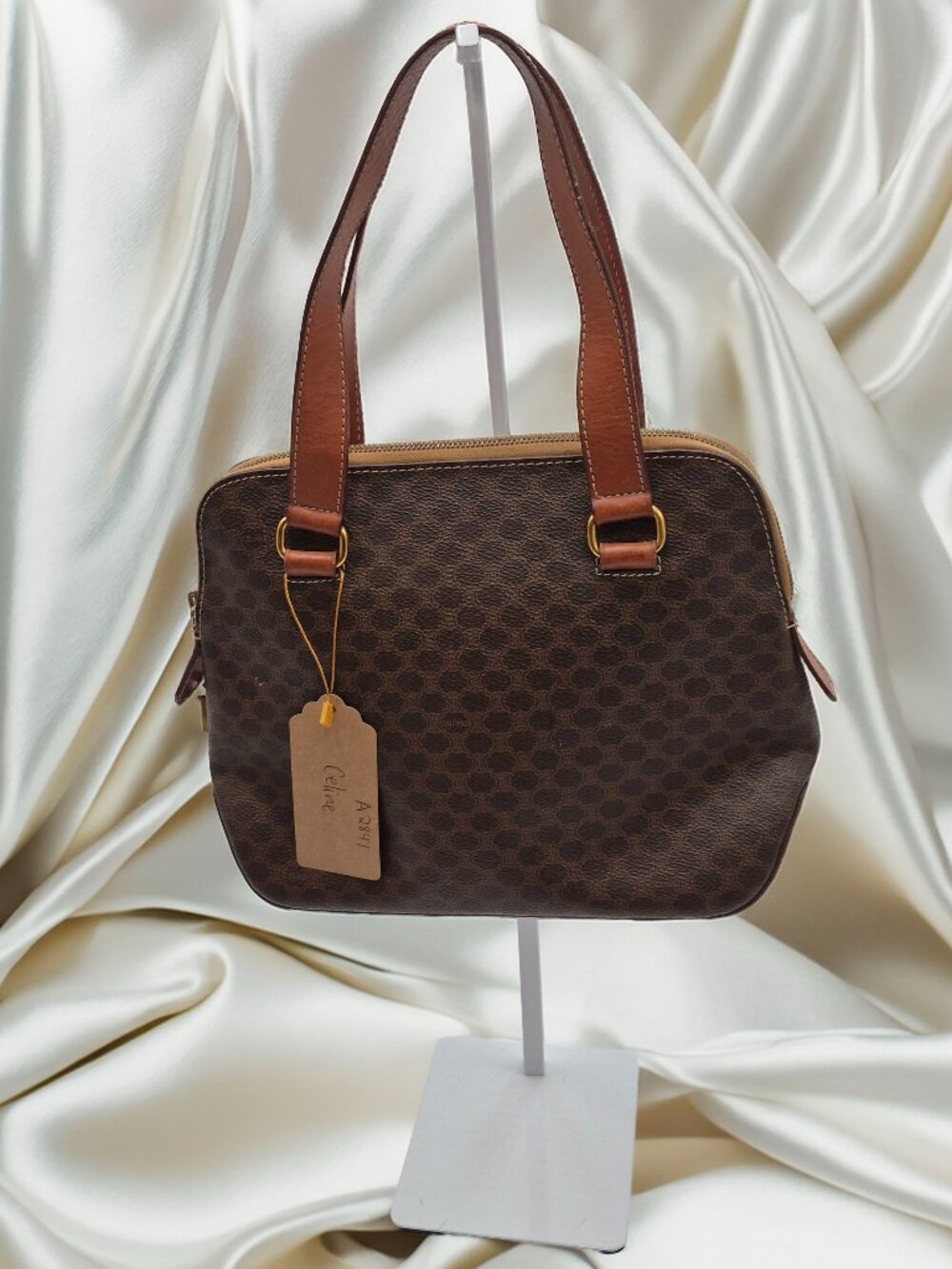 CELINE Macadam Bowler bag with COA 12" x 9"